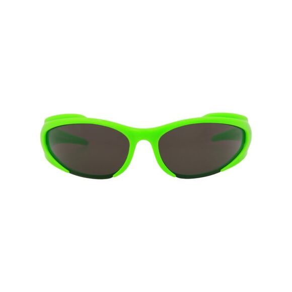 Balenciaga Shield-Frame Bio Injection Sunglasses Green Unisex-Adult - Picture 1 of 6